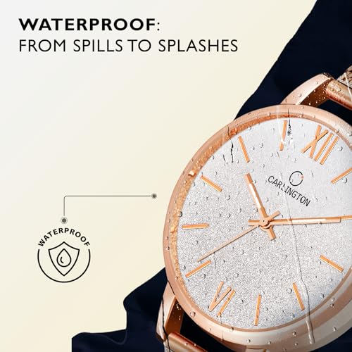 Image of Carlington Analog Watches for Women with mesh Strap - CT 2018
