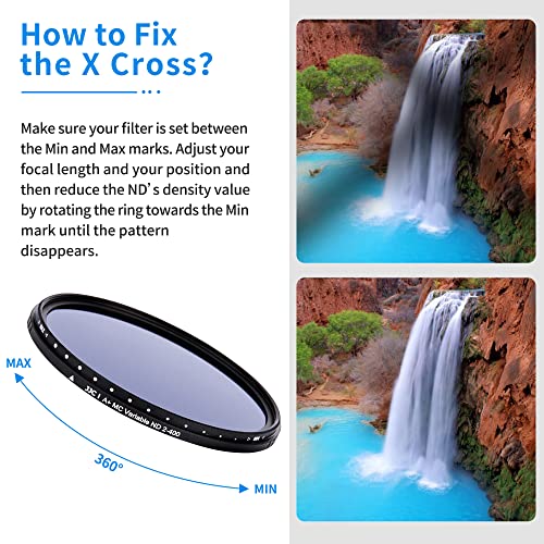 Jjc F-NDV67 67Mm Variable Neutral Density Filter Nd2 To Nd400, Slim Fader Nd Filter For Canon Eos R Rp R6 With Rf 24-105Mm F4-7.1, Canon 90D 80D With Ef-S 18-135Mm F/3.5-5.6 Lens & More thumb #7