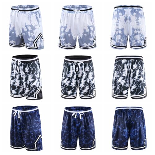 Mens Basketball Athletic Shorts with Zip Pockets Mesh Workout Active Performance Gym Shorts2