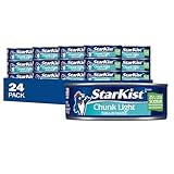 StarKist 25% Less Sodium Chunk Light Tuna in Water – 5 oz Can (Pack of 24)