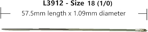 Miniatura 2 de Stitchtight - John James Saddlers Arnés Agujas Estilo L3912 Utilizado para Trabajos de Cuero Cosido a Mano (L3912 Tamaño16 (30))