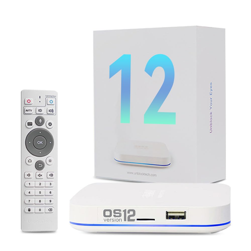 Unblock Tech UBOX12 Upgraded Android 12 Super TV Box 6K HD UBOX Gen 12