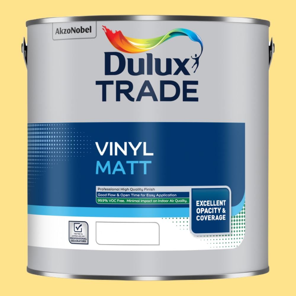 DULUX TRADE VINYL MATT LEMON PIE 2.5L