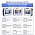 OTDR Tester SM 1310/1550nm 32/30dB with SC FC ST LC Adapters, Multi-function Fiber Optic Tools OTDR +OPM+VFL+OLS+Event Map, 7-inch Touch Screen One Key Operation (Blue)