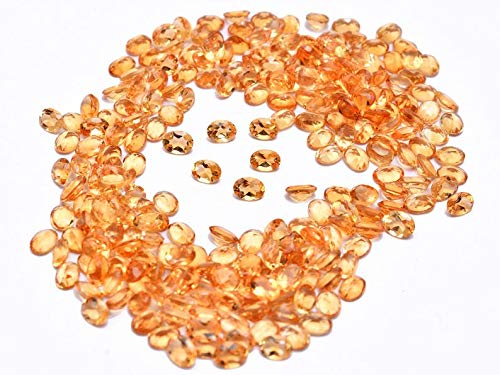 Citrine 12x10mm ovale calibrée AAA pour réussir vos sertissages