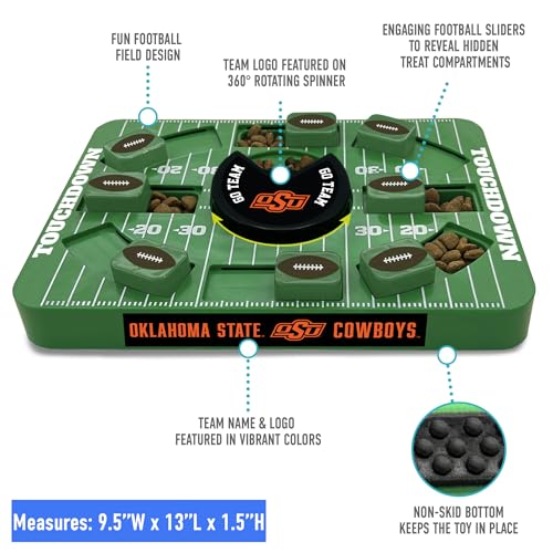 Jouet puzzle pour chien glouton : la solution interactive Oklahoma State Pets First - 6