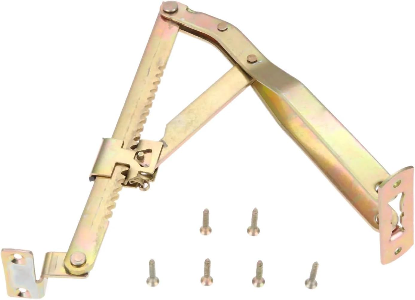 Iron Adjustable Folding Lifting Bracket Sofa Armrest Hinge Massage Table Lifter Furniture Hardware with Screws 331 * 250mm