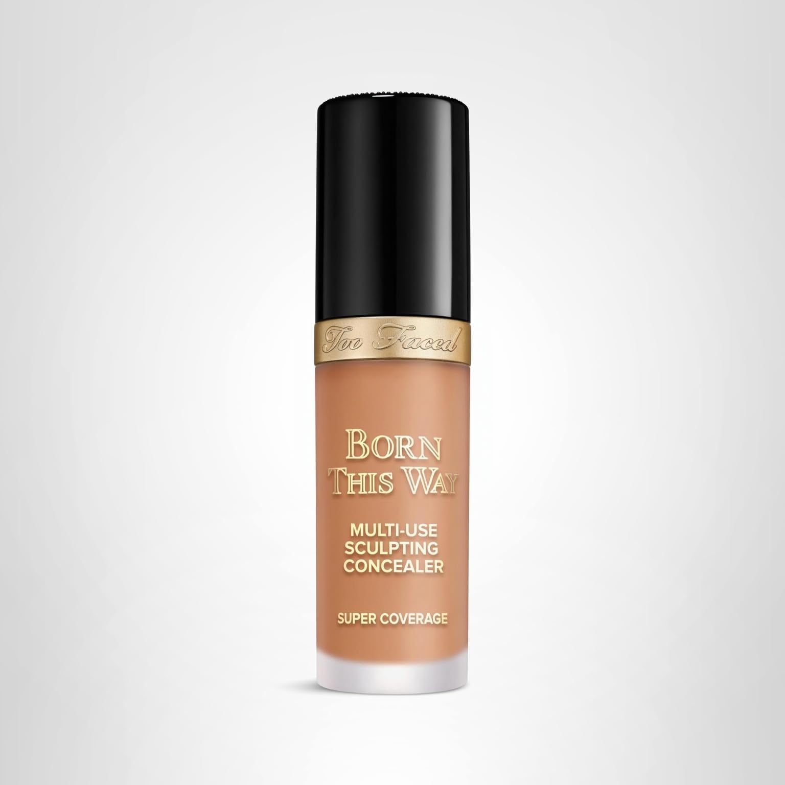 Too Faced Born This Way Super Coverage Multi-Use Concealer | Full Coverage, Non-Comedogenic, Oil Free + Long Lasting Concealer | Hyaluronic Acid, Coconut Water + Alpine Rose | 0.45 Fl Oz, Warm Sand