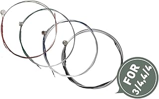 violin accessories Quality Violin Shoulder Rest Adjustable Violin Support Holder For 3/4 4/4 Violin Accessories Replacement Parts (Color : Strings 4 4 3 4)