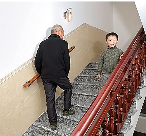 Escalier sécurisé avec la rampe antidérapante en bois de 5m