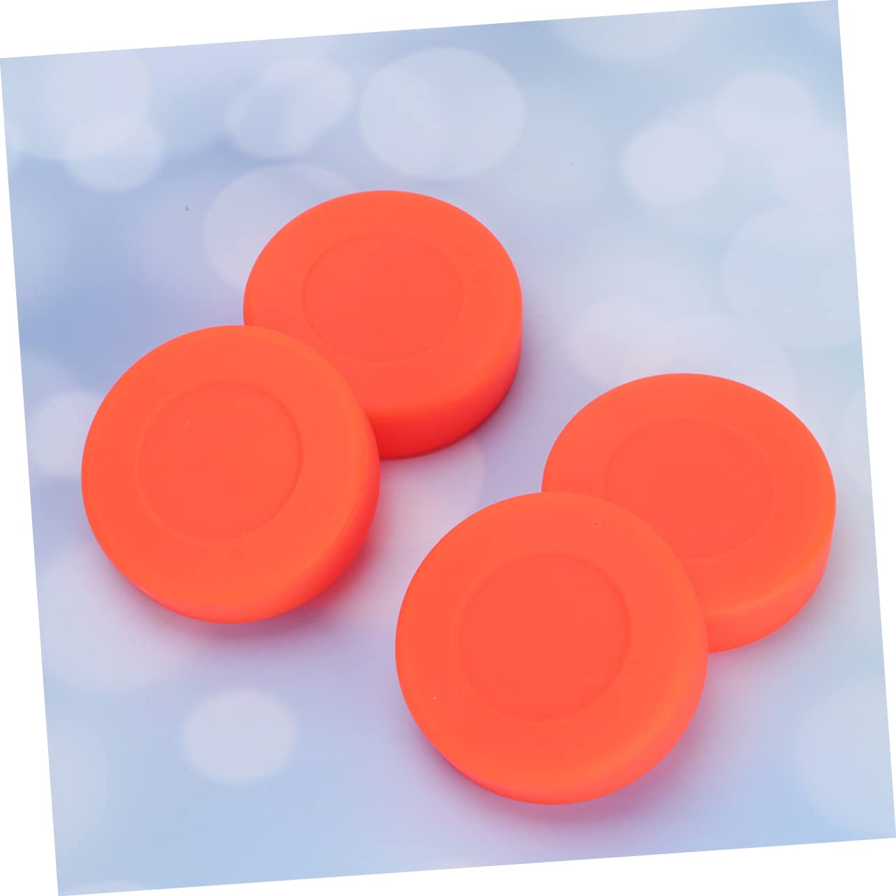 Happyyami 10piezas Accesorio De Hockey Discos De Goma Durables Adultos Estándar Internacional