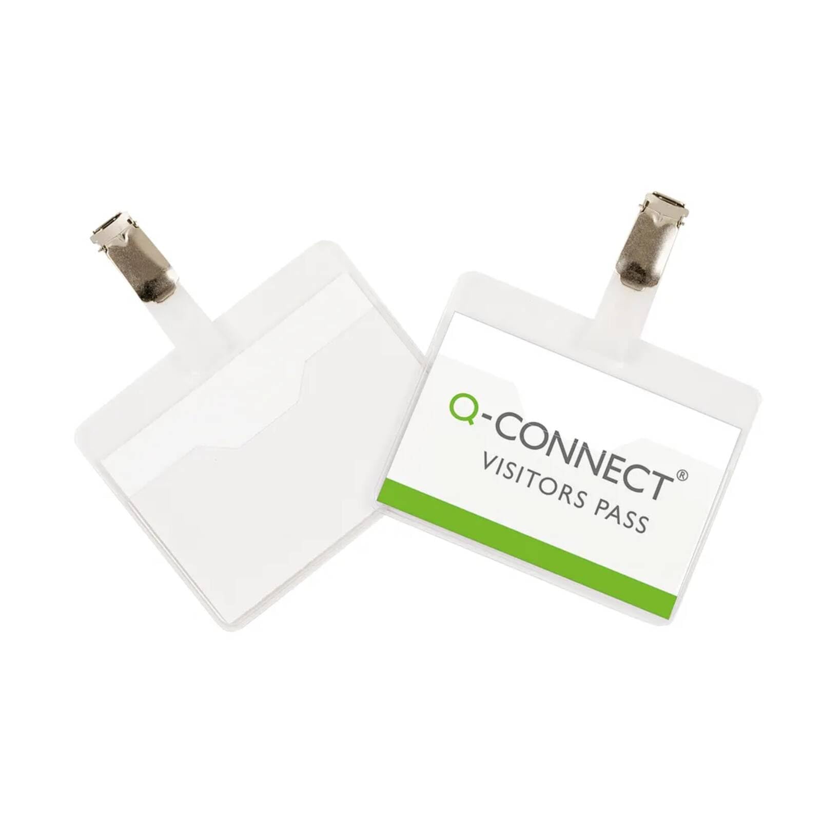 Q-Connect Visitor Badge 60 x 90mm (Pack of 25) KF01560