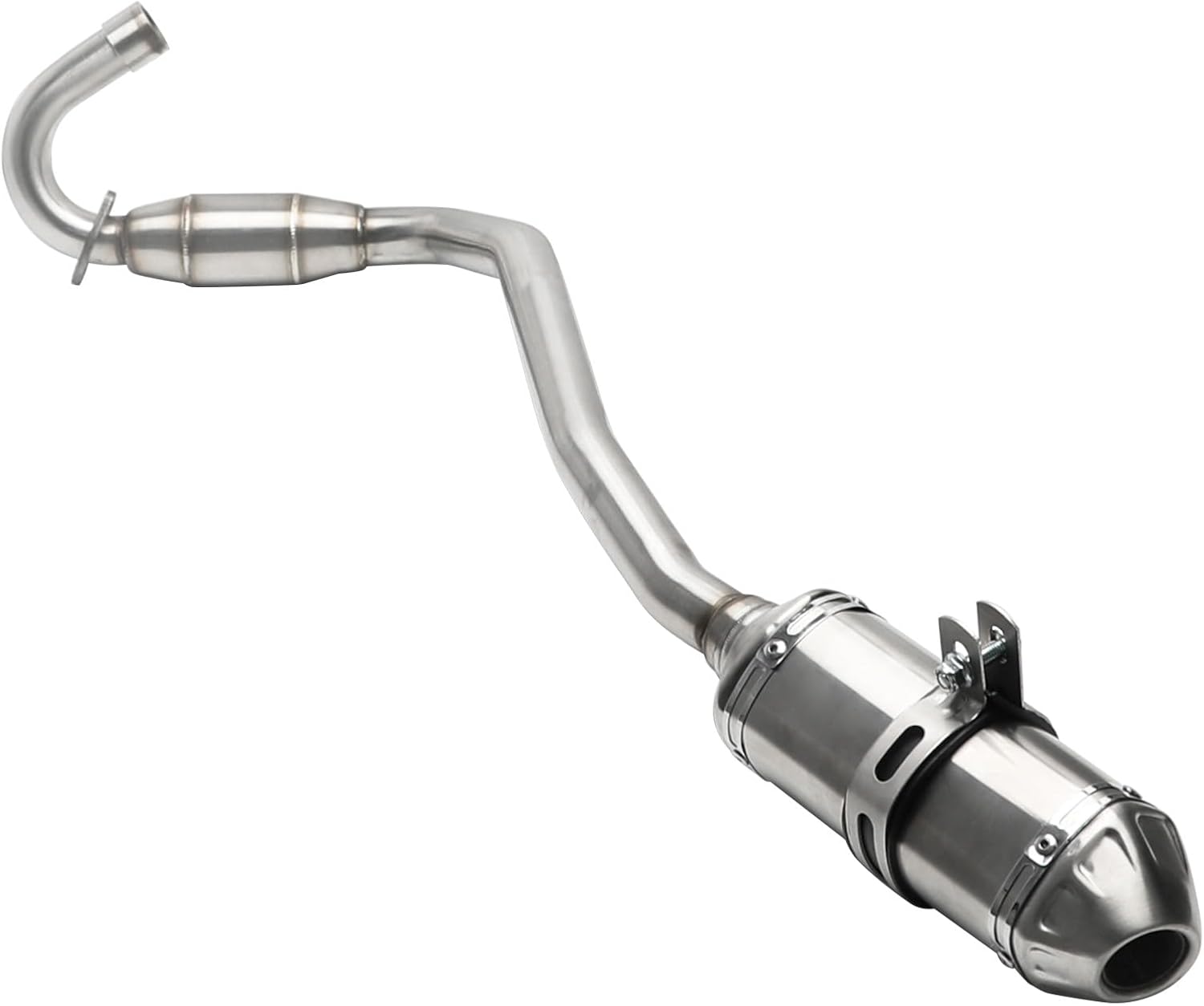 38mm 1.5" Racing Exhaust Pipe and Muffler Full System for CRF70F CRF70 XR70 CRF 70 CRF110F Motorcycle Dirt Pit Bikes 70cc 90cc 110cc 125cc 140cc 150cc SSR Apollo RFZ 140 Thumpstar Taotao DB17