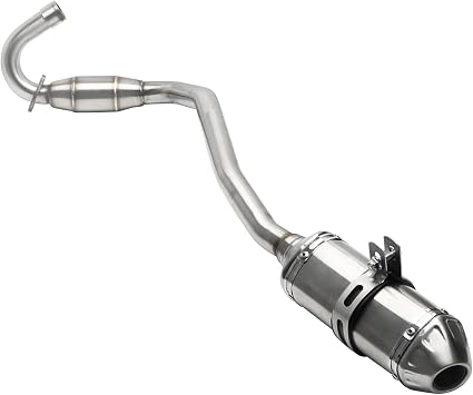 38mm 1.5" Racing Exhaust Pipe and Muffler Full System for CRF70F CRF70 XR70 CRF 70 CRF110F Motorcycle Dirt Pit Bikes 70cc 90cc 110cc 125cc 140cc 150cc SSR Apollo RFZ 140 Thumpstar Taotao DB17