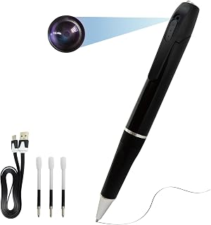 小型カメラ 1200万画素 ペン型カメラ ボールペン型 ビデオカメラ 1080P 長時間録画・録音 静止画撮影 替え芯付き スパイカメラ FHD