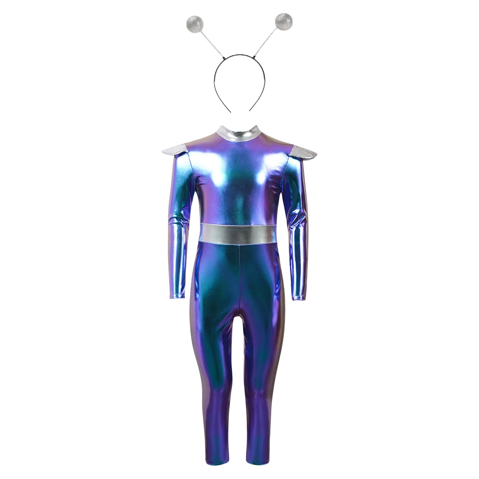 Generisch 2026 - Vestito da bambina, per cosplay, astronauta e alieno, robot, per giochi di ruolo, feste di Halloween, performance insolite