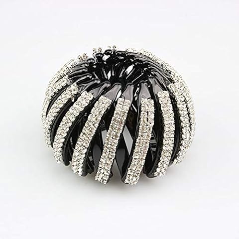 Losuya Bridal Hair Pins with Rhinestone Cover