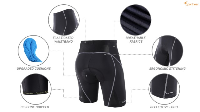 CR Herren-Radlerhose Mit 4D-Polster & Anti-Rutsch-Manschette – Für Komfort & Schutz Beim Radfahren