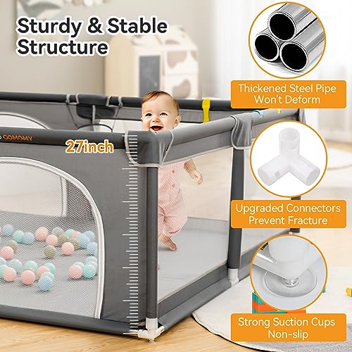 image for COMOMY Baby Playpen for Toddlers, 79