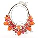 Bocar 2 Layer Statement Necklace Chunky Beaded Fashion Necklace for Women Gifts (NK-10619)