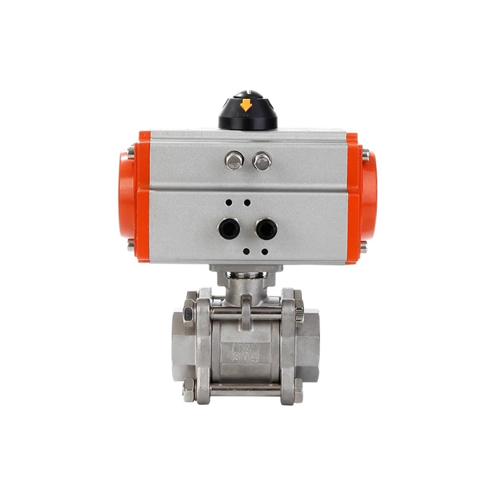 KKHCMZPI 1-1/4" 304 Pneumatic Ball Valve With Double Acting Cylinder