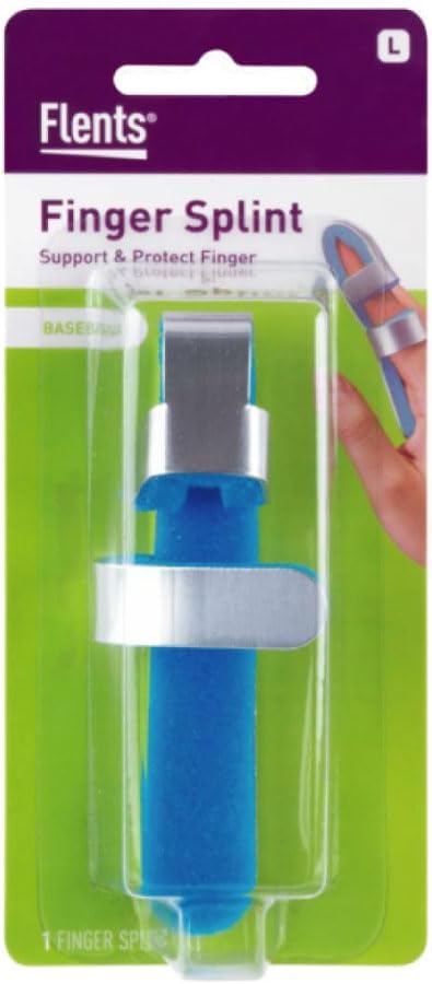 Flents Finger Splint, Two Sided Insty Splint, Large, Supports & Protects Injured Finger