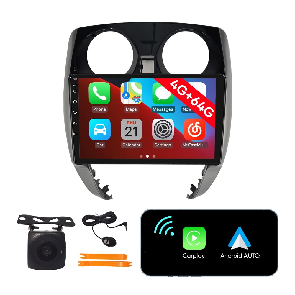 [4G 64G] Android Car Stereo FM Radio Carplay Android Auto 10.1