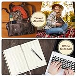 OFFCUP Leather Notebook A5, 200 Pages Hardcover Journal Travel Diary with Pen, 3D Embossed Notepad Vintage Notebook Sketchbook Writing Journals Gift for Men Women Kid Boys Girls (Dragon) - Image 7