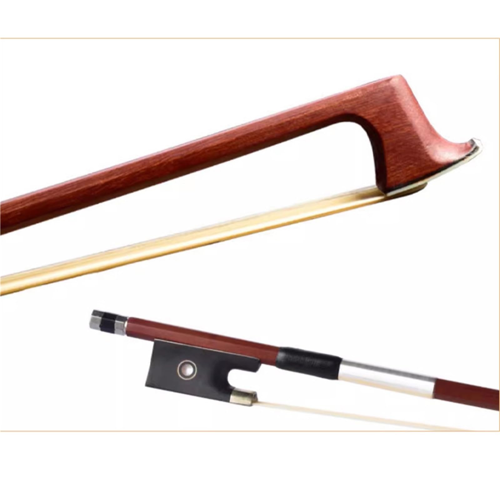 Arco Per Pratica Del Violino Arco per violino accessori per asta per arco ottagonale coda di cavallo naturale 1/2/3/4/8 arco per violino per principianti(1/8)