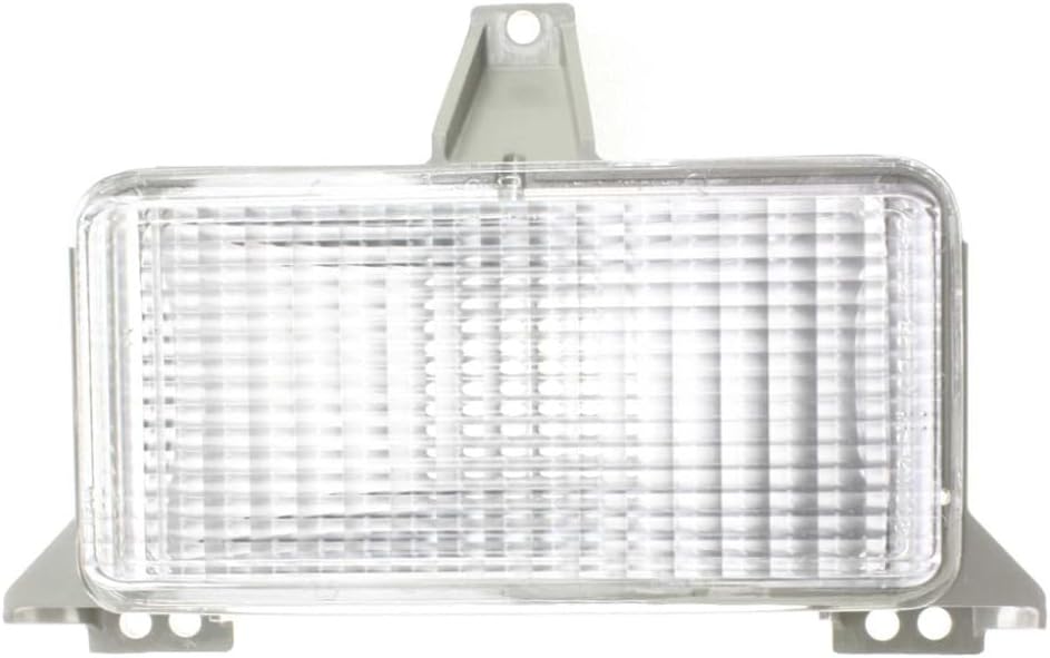 KarParts360 For Chevy/GMC C/K 1983-1986/RV 1987-1988/Suburban/Jimmy/Blazer 1983-1988 Parking Signal Light Assembly Unit w/Headlight Driver OR Passenger Side | Single Piece | GM2520122
