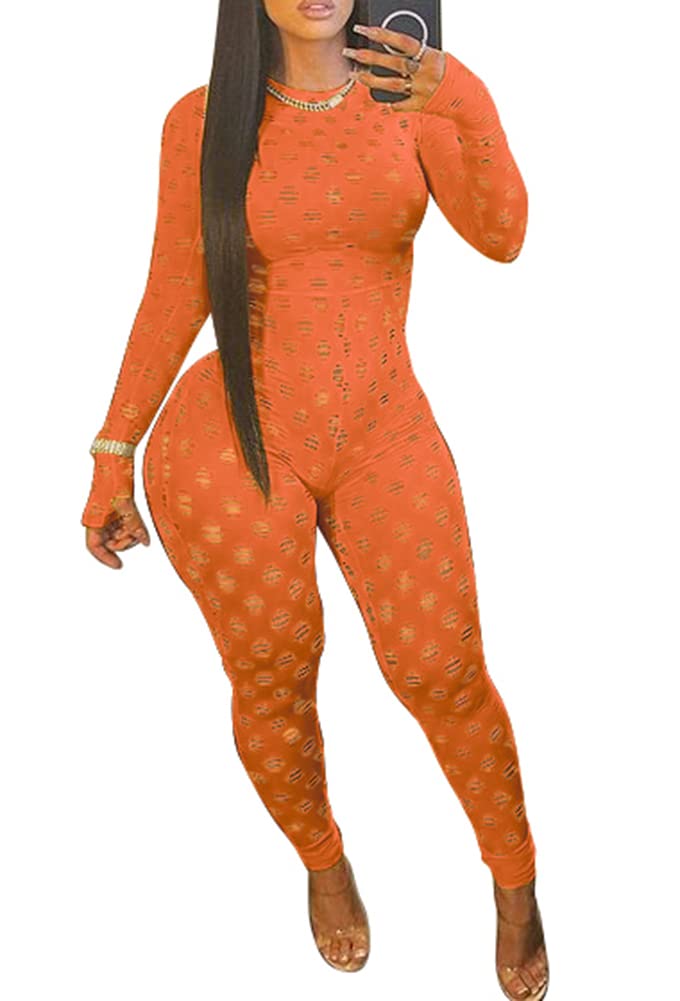 Menccino Sexy Club Outfits For Women One Piece Jumpsuits Long