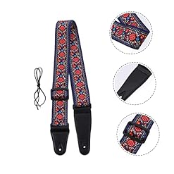 NUSITOU Sangle De Guitare Saxophone Accessoires Sangles Réglables Accessoires De Guitare Électrique Basse Sangle De Guitare Ukulélé Sangle Sangles De Guitare En Cuir Polyester Coloré - Les Beatles, Paul McCartney, John Lennon, RIngo Starr, George Harrison NUSITOU Sangle De Guitare Saxophone Accessoires Sangles Réglables Accessoires De Guitare Électrique Basse Sangle De Guitare Ukulélé Sangle Sangles De Guitare En Cuir Polyester Coloré – Image 2