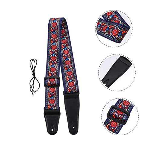 NUSITOU Sangle De Guitare Saxophone Accessoires Sangles Réglables Accessoires De Guitare Électrique Basse Sangle De Guitare Ukulélé Sangle Sangles De Guitare En Cuir Polyester Coloré - Les Beatles, Paul McCartney, John Lennon, RIngo Starr, George Harrison NUSITOU Sangle De Guitare Saxophone Accessoires Sangles Réglables Accessoires De Guitare Électrique Basse Sangle De Guitare Ukulélé Sangle Sangles De Guitare En Cuir Polyester Coloré – Image 3