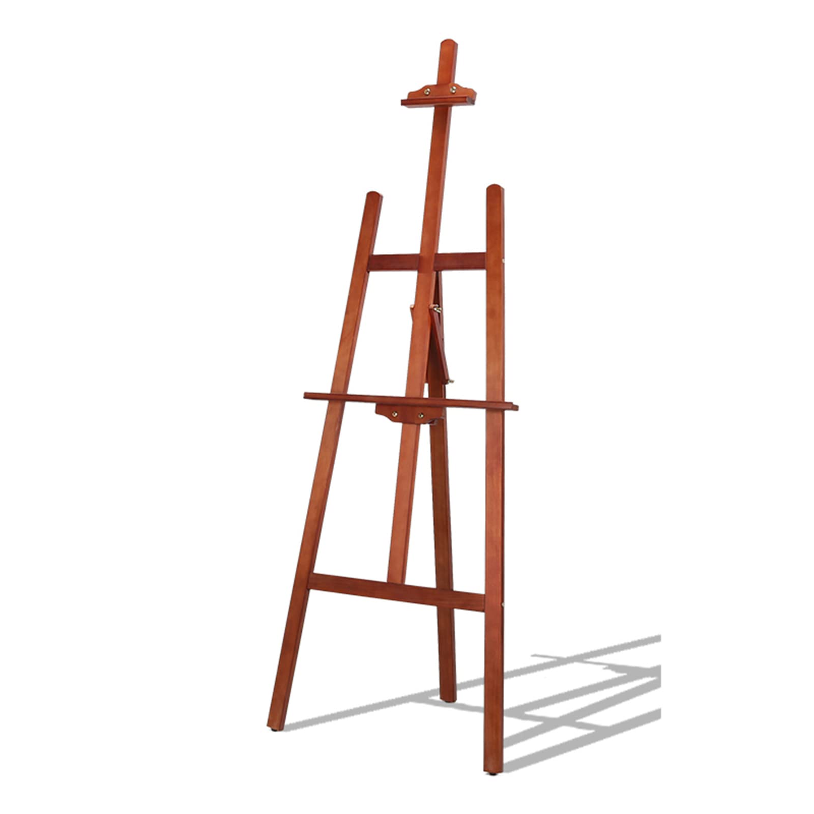 CWCQGH Floor Easel 150cm Tall A-Frame Wood Display Easel Portable Art Easel Folding Easel Tripod for Wedding Party and Exhibition Display Poster (D 150CM)