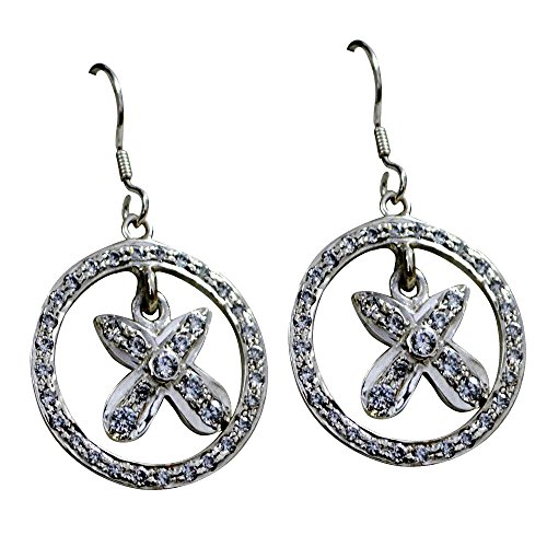 Boucles d'oreilles rondes argent contre les allergies