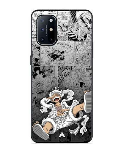 Image of Premium Anime 2 Case for Oneplus 8T (Glossy Finish) Soft-Touch Metal TPU Back Cover, Shockproof, Designer, Aesthetic Mobile Phone Case