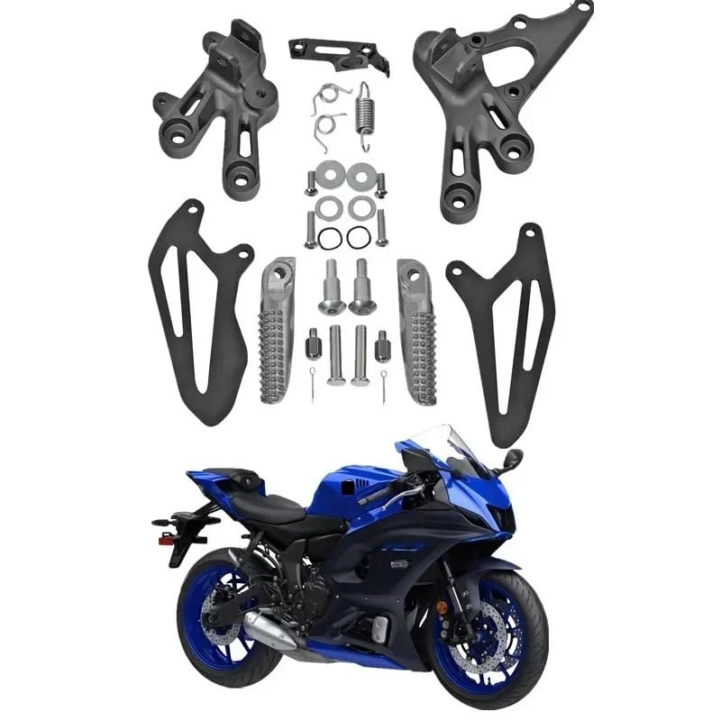 Support Pédales YAMAHA YZF-R7 Aluminium Rigide pour Repose-Pieds Pilote