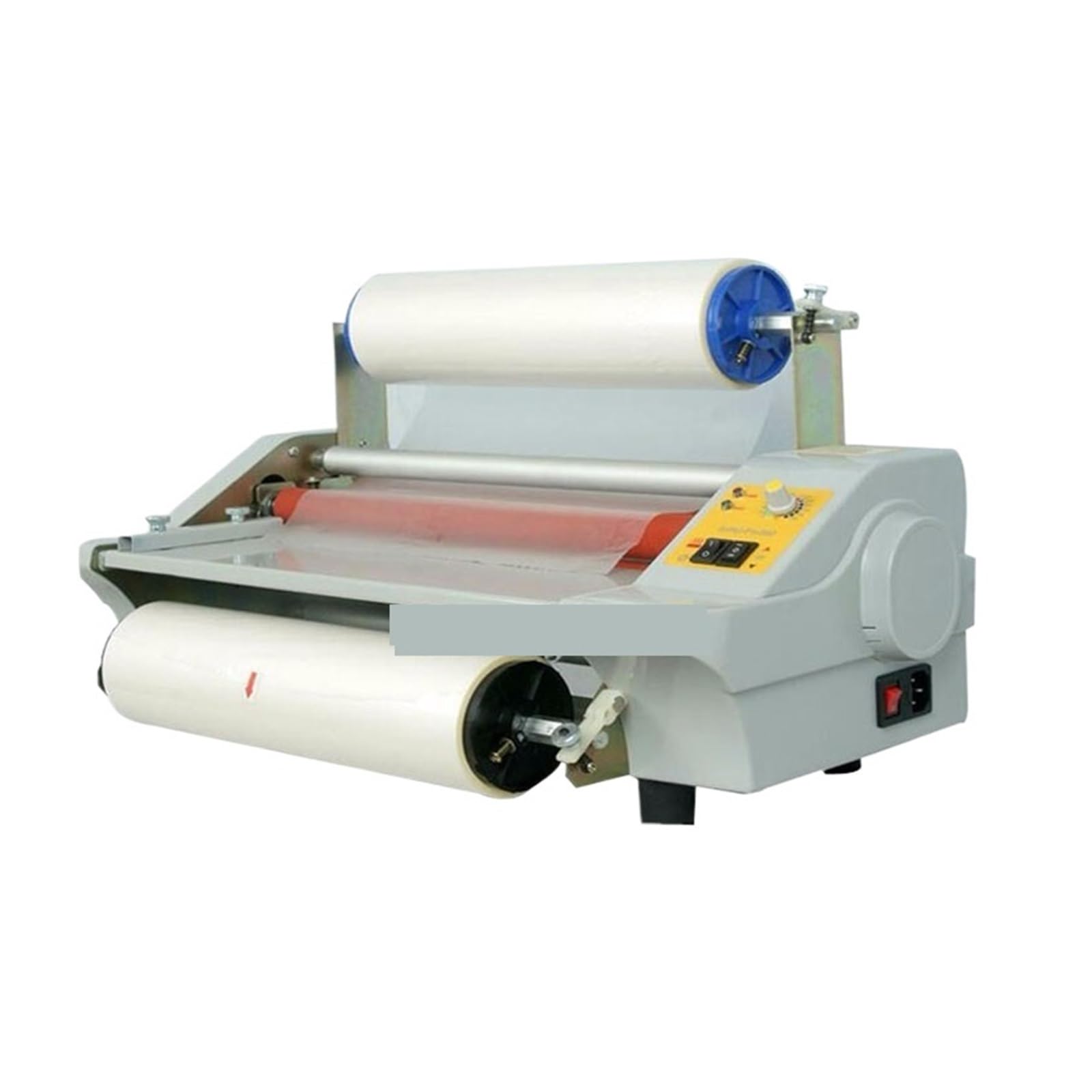Laminator, Laminator do papieru A3 Laminator rolkowy na zimno i gorąco Laminator czterowałkowy do kart pracowniczych Laminator do akt biurowych FM360 Laminator na gorąco do domu, biura lub artykułów s