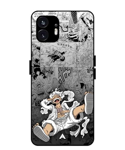 Image of Premium Anime 2 Case for Nothing Phone 2a (Glossy Finish) Soft-Touch Metal TPU Back Cover, Shockproof, Designer, Aesthetic Mobile Phone Case