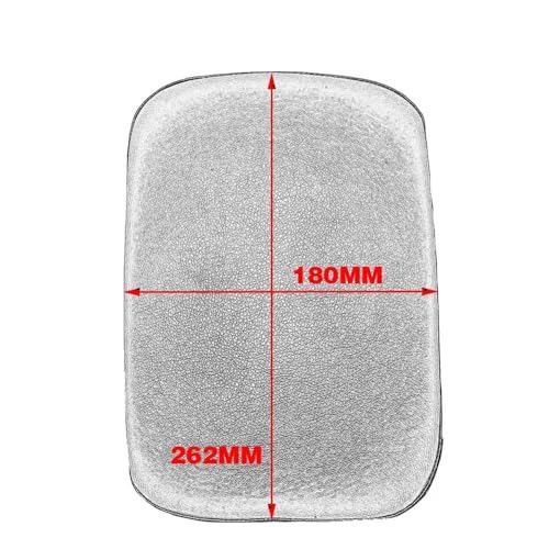 Siège solo rectangulaire résistant à l'eau pour moto de type cruiser custom