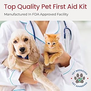   Dog-First-Aid-Kit-Vet-Approved-Pet-First-Aid-Supplies-to-Treat-Dogs-Cats-in-an-Emergency-Pet-First-Aid-Kit-Book-Tick-Remover-Slip-Leash-Medical-Essentials-for-Home-Camping-Car-RV-Travel