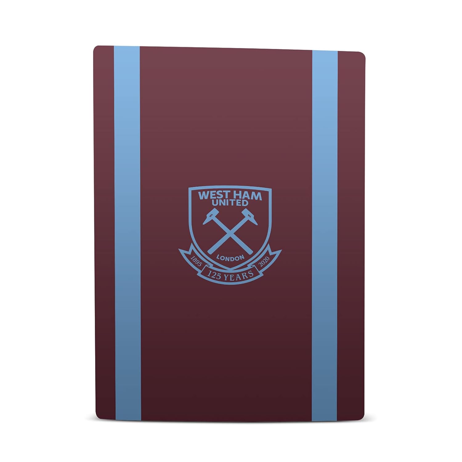 Head Case Designs Officially Licensed West Ham United FC Jersey 2020/21 Home Kit Vinyl Faceplate Sticker Gaming Skin Case Cover Compatible with Sony Playstation 5 PS5 Digital Edition Console