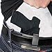 IWB Gun Holster for Glock 26/27 / 33, Shield, XDS, Taurus 709, Taurus Pro C, Walther P22, Beretta Nano, SCCY Sky. Ruger LC9 by Houston Gun Holsters - ECO Leather Concealed Carry Soft (Right Hand)