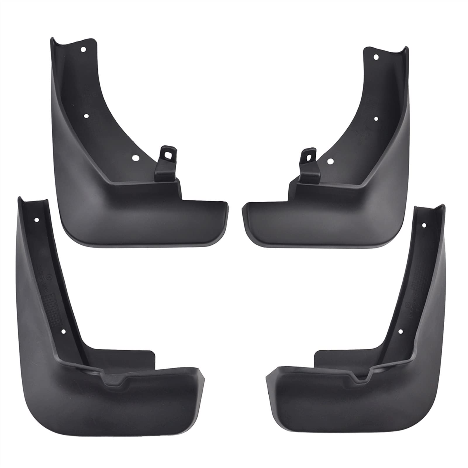 Paraspruzzi anteriori e posteriori modellati for auto, 4 pezzi, for NISSAN, KICKS P15 2016-2020 2017 2018 2019