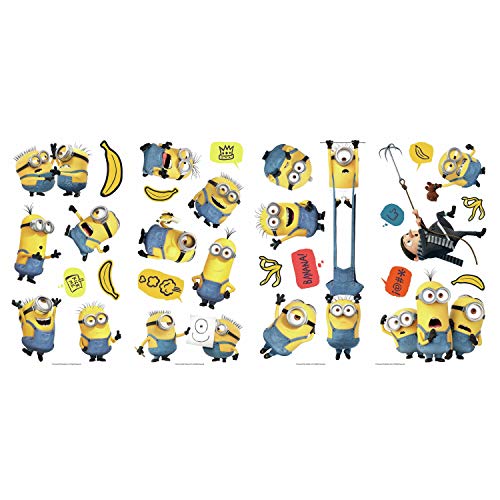 Minions: The Rise Of Gru Peel And Stick Wall Decals By Roommates, Rmk4309Scs #TOP1