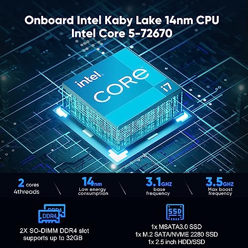 Industrial Fanless Mini PC Intel i7 1165G7 Windows 11, No DDR4 No SSD, 8 x USB, 6X COM, HDMI, VGA, 14 x GPIO, 2*i225-V B3 2.5G RJ45 LANs – Bild 4