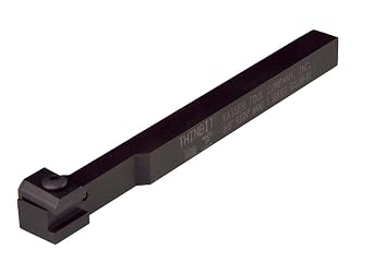 THINBIT SSS38R 3/8 inch Right Hand, Straight, Swiss Screw Machine toolholder. Use with Grooving, Threading and Parting Inserts.