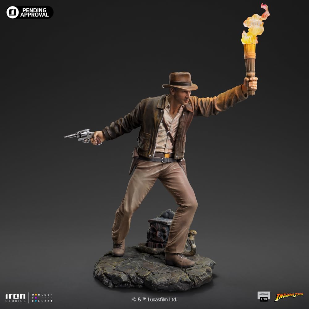 Iron Studios Indiana Jones - Indiana Jones - Scala artistica 1/10 Polystone Multicolore 25,4 cm