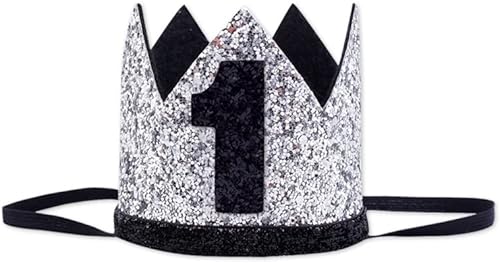 Sombrero para bebé de primer cumpleaños, decoraciones de fiesta de cumpleaños, accesorios de fiesta para niños, suministros de fiesta