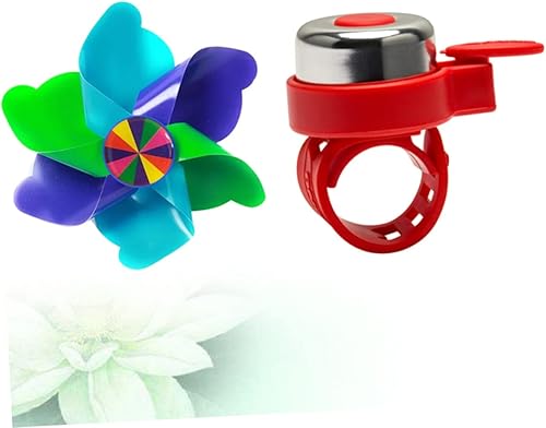 Miniatura 5 de Totority 1 Unidades Niños Bike Bell Mini Ring Bell Manillar Campana Trompeta Scooter Bicicleta Bell Eje Niña Niño Rosa